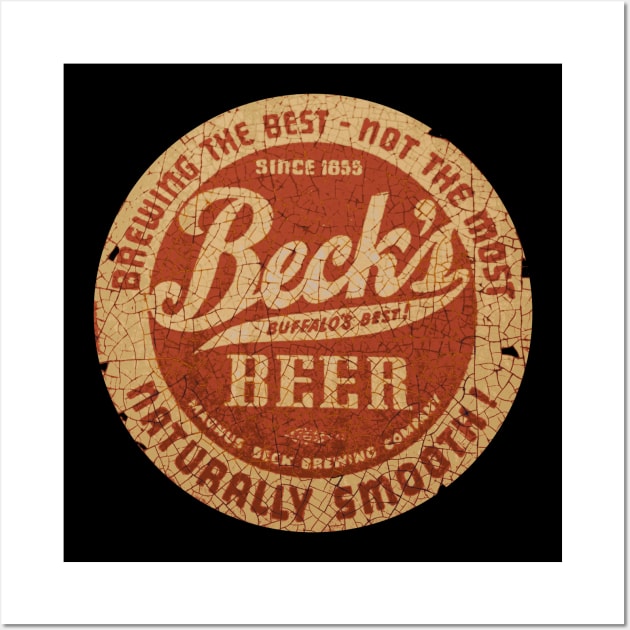 Becks Beer vintage Wall Art by Midcenturydave